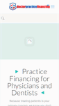 Mobile Screenshot of doctorpracticefinancing.com